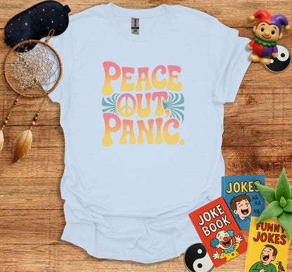 Peace Out Panic Graphic Tee Shirt product type