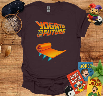Yoga Time to The Future Sci-fi T-Shirt product