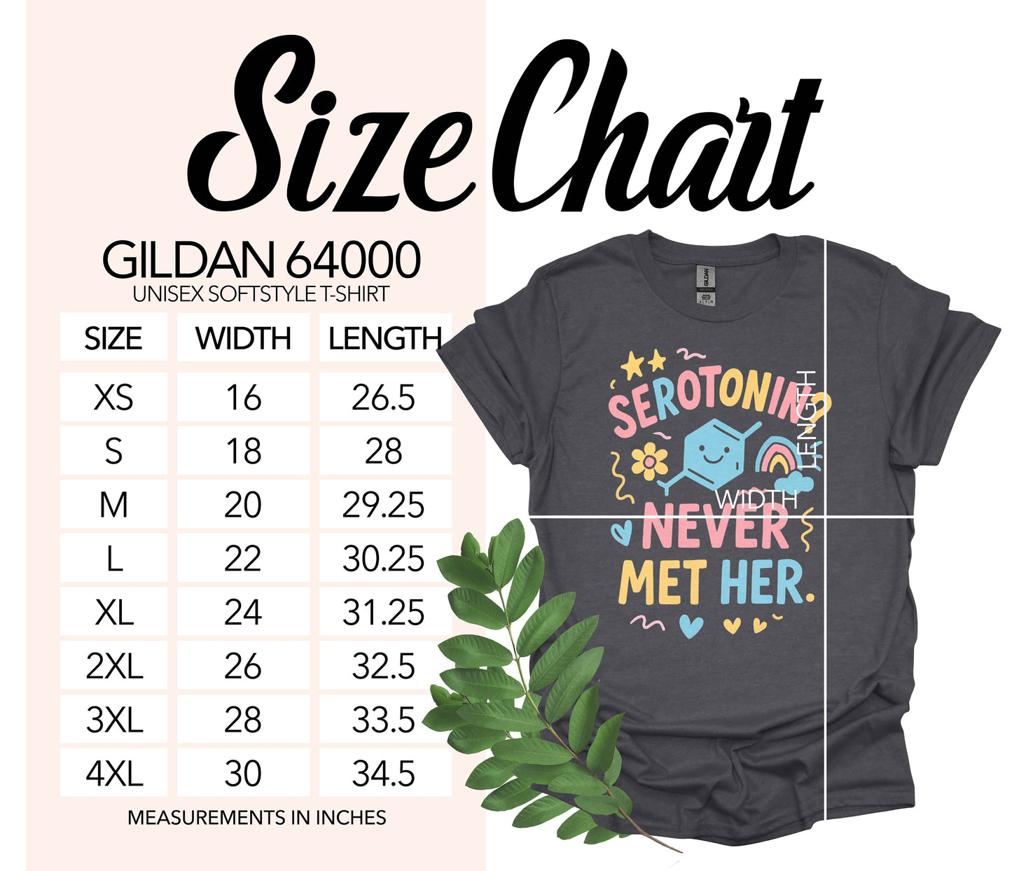 Serotonin Never Met Her Unisex Softstyle T-shirt product type