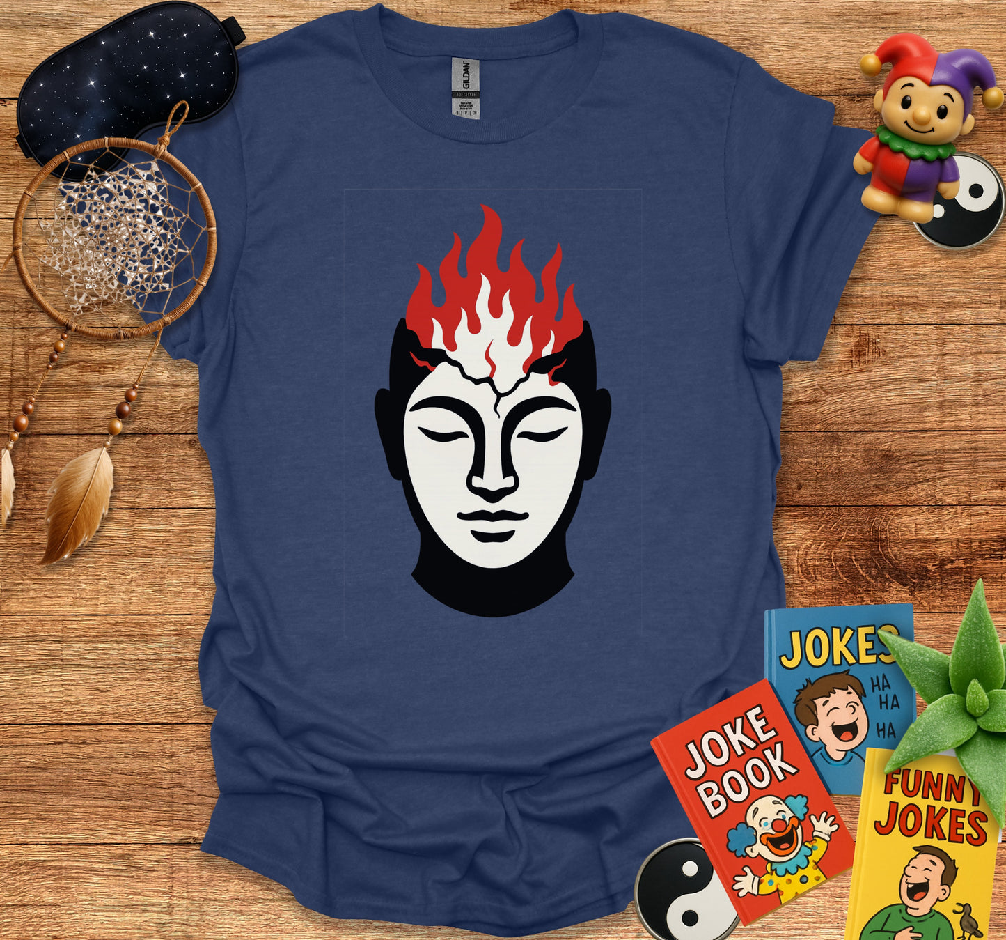 Enlightened Flame Face Graphic Tee product