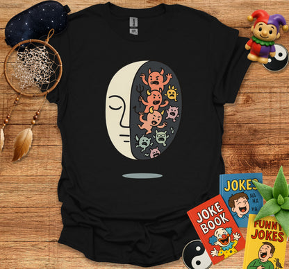 Unique Mask Design Unisex T-Shirt Trendy Apparel product type