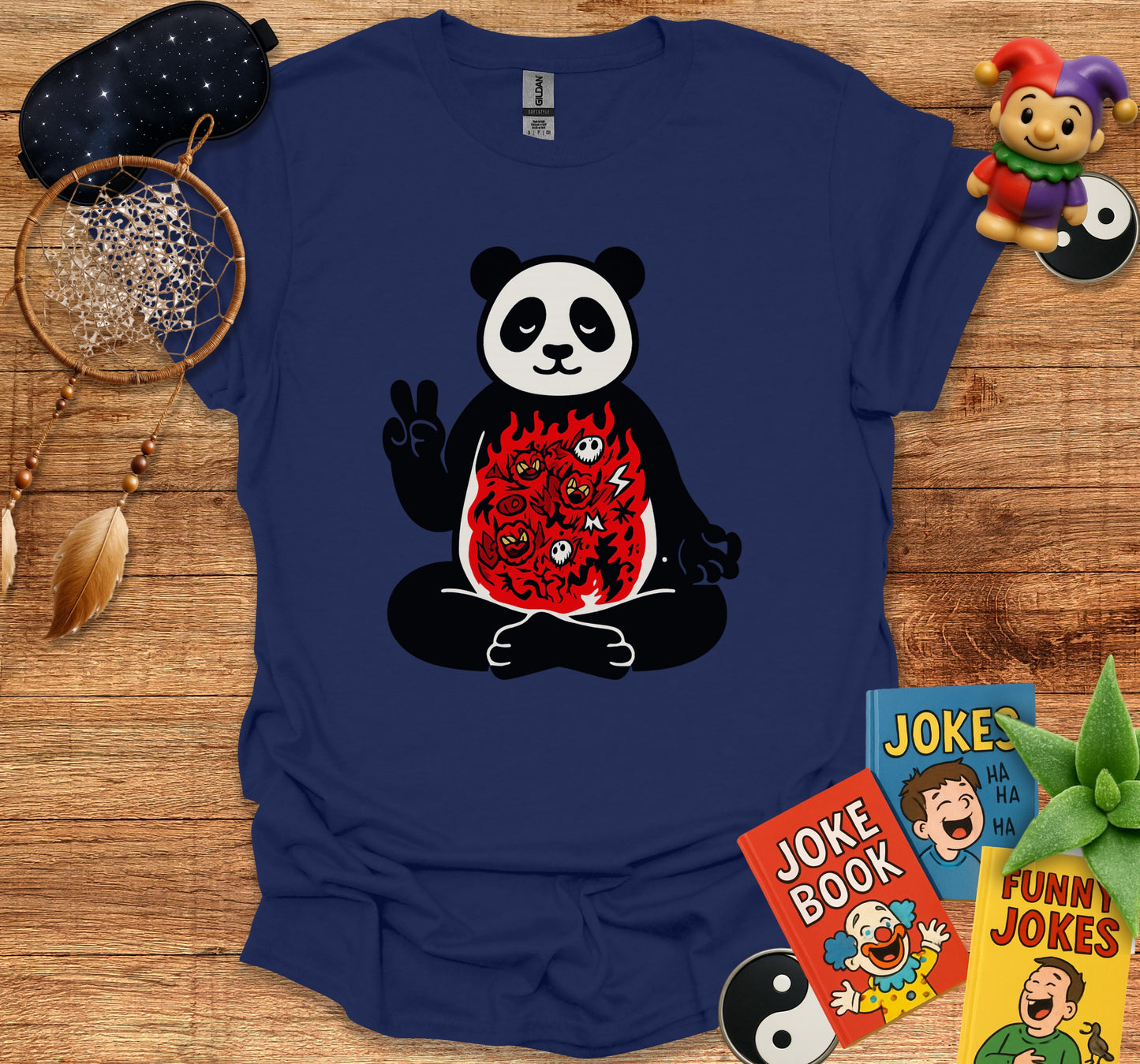 Peaceful Panda Graphic Relaxed Fit T-Shirt product type