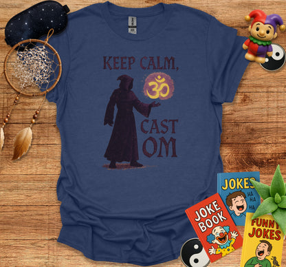 Keep Calm Cast Om Wizard Graphic Unisex T-Shirt product