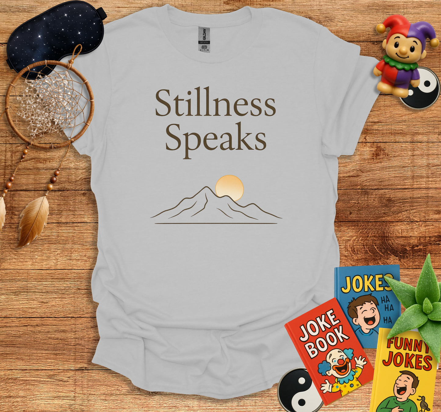 Stillness Speaks Graphic T-Shirt product type