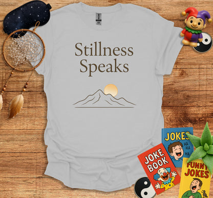 Stillness Speaks Graphic T-Shirt product type