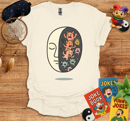 Creative Abstract Face Design T Shirt product type