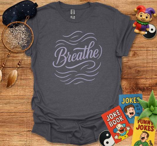 Breathe Graphic Tee Motivational T-Shirt Yoga product