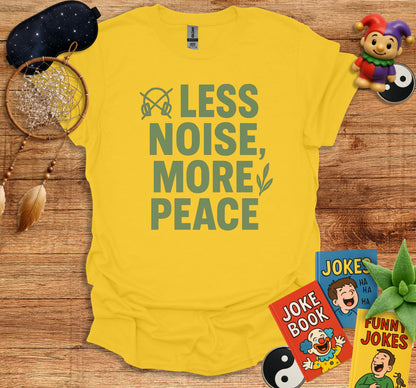 Less Noise More Peace Graphic Unisex T-Shirt product