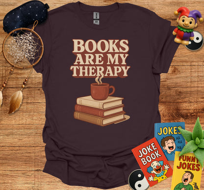 Books Are My Therapy Graphic T-shirt product type