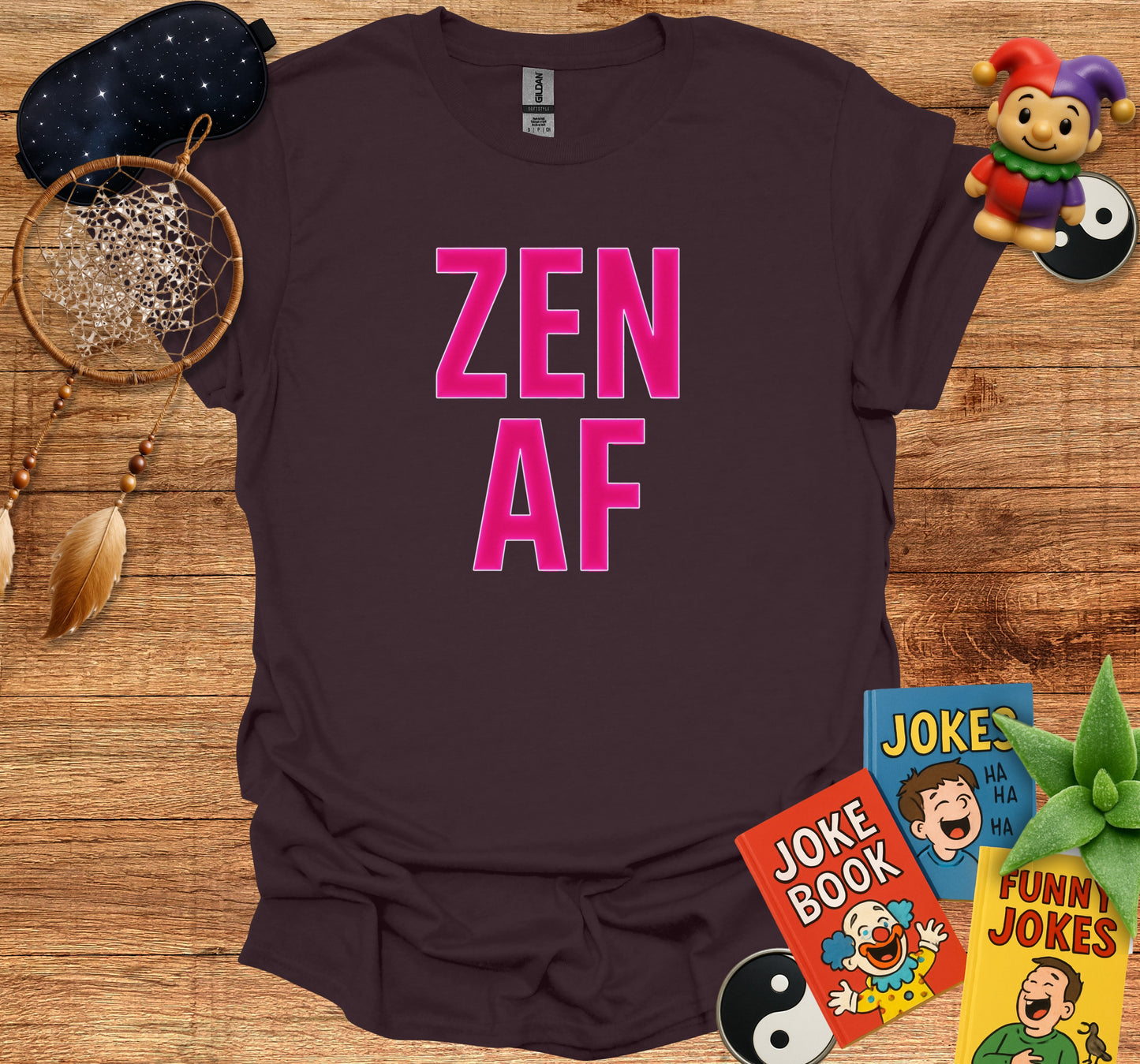 ZEN AF Graphic Shirt Humorous Statement Product