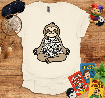 Meditating Sloth Graphic T-Shirt product type