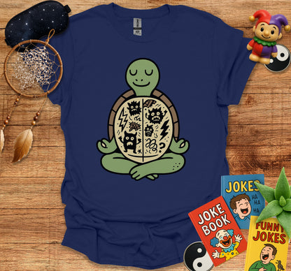 Zen Turtle Graphic Printed T-shirt Yoga Meditation product type