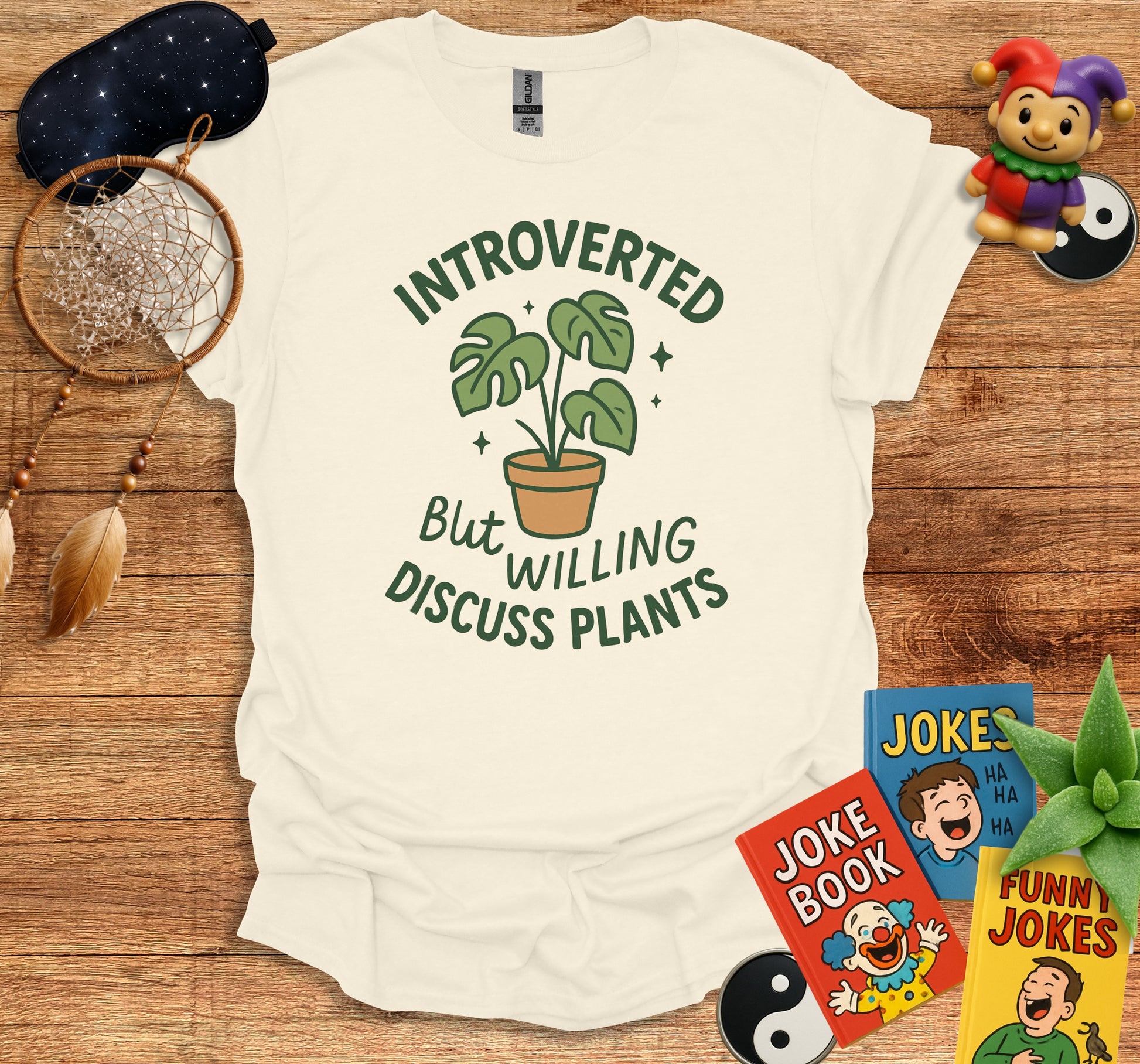 Introverted But Willing Discuss Plants T-Shirt product