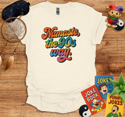 Namaste the 90s Way Retro Style Graphic Shirt product