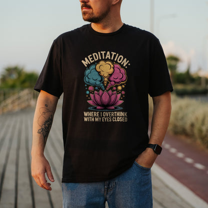Meditation Overthinking Graphic T-Shirt product