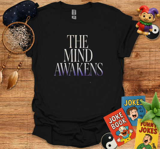 The Mind Awakens Graphic Black T-Shirt product