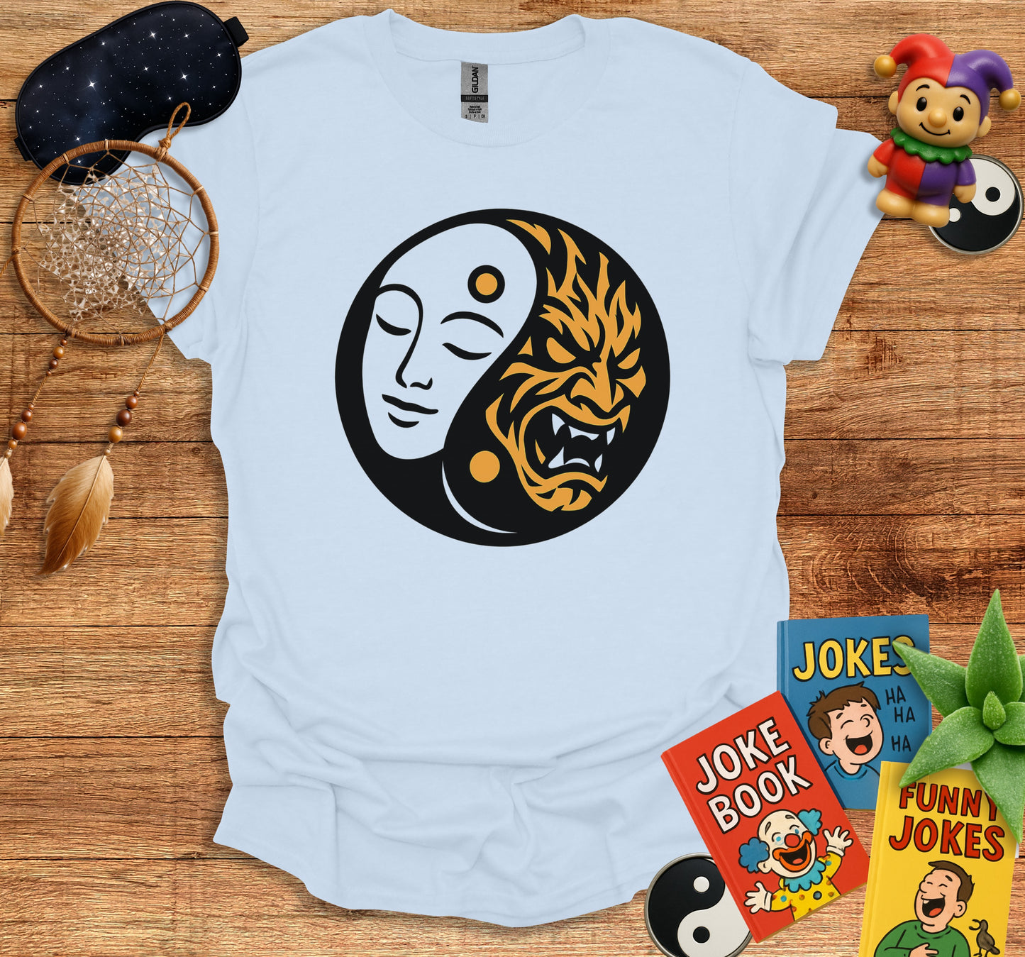 Yin Yang Dual Face Graphic Tee product type