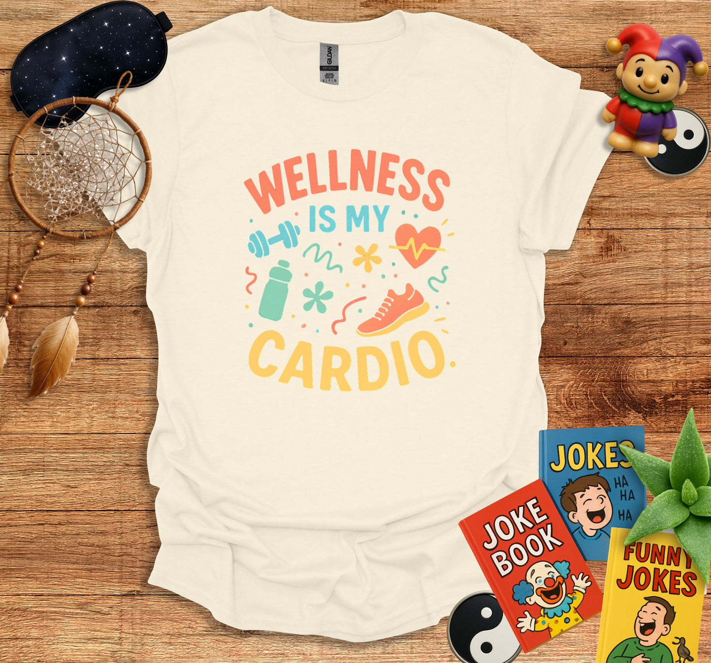 Wellness is My Cardio Motivational T-shirt product type