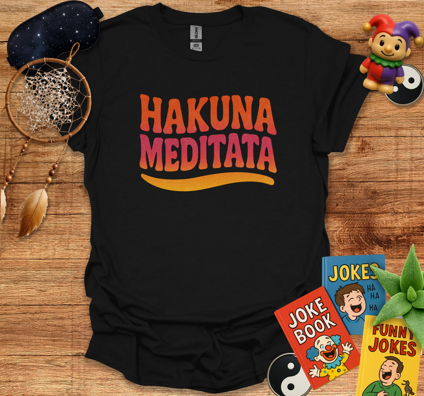 Hakuna Meditata Graphic Slogan Tee Shirt product