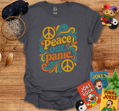 Peace Out Panic Graphic T-shirt product