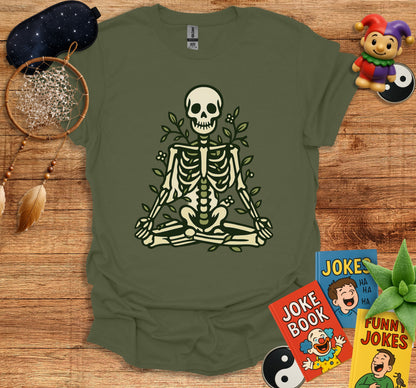 Meditating Skeleton Graphic T-Shirt product