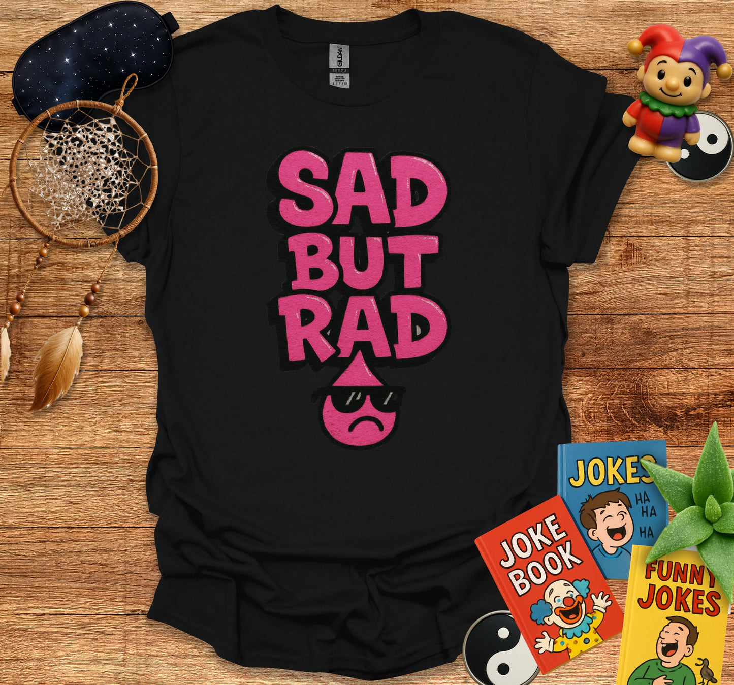 Sad But Rad Graphic T-Shirt for Trendy Fashion product type