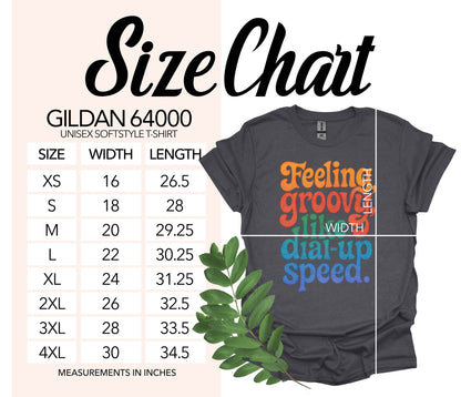 Feeling Groovy Dial Up Speed Unisex T-Shirt Product