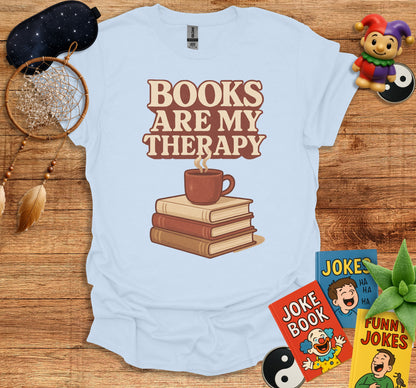Books Are My Therapy Graphic T-Shirt product