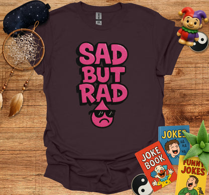 Sad But Rad Graphic Tee Shirt product type