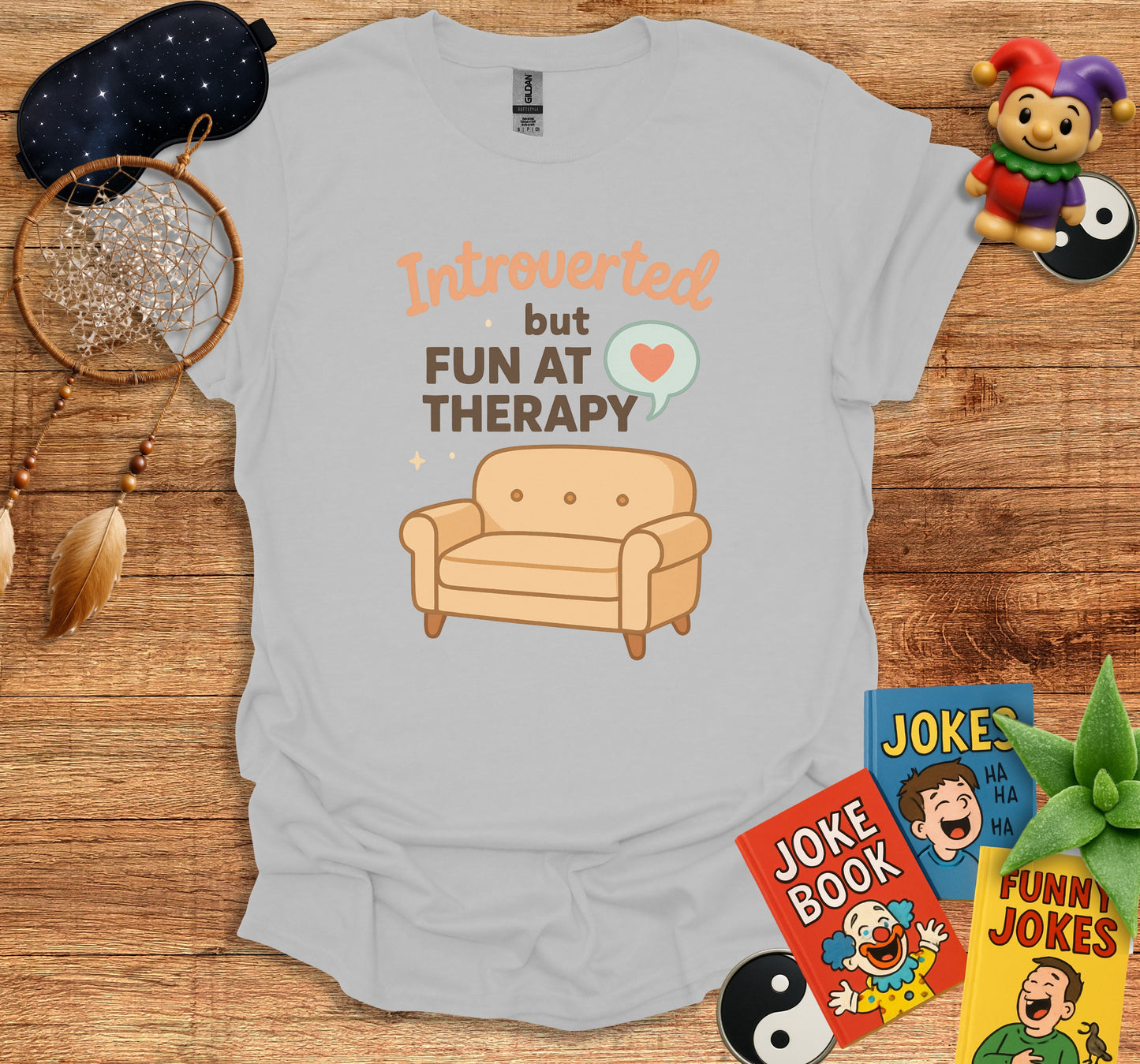 Introverted but Fun at Therapy T-shirt product