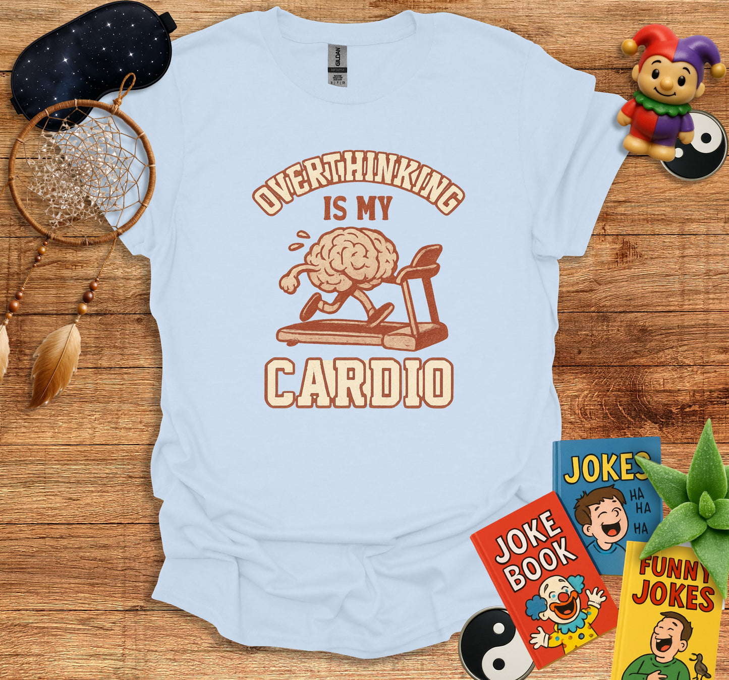 Overthinking Is My Cardio Graphic T-shirt product
