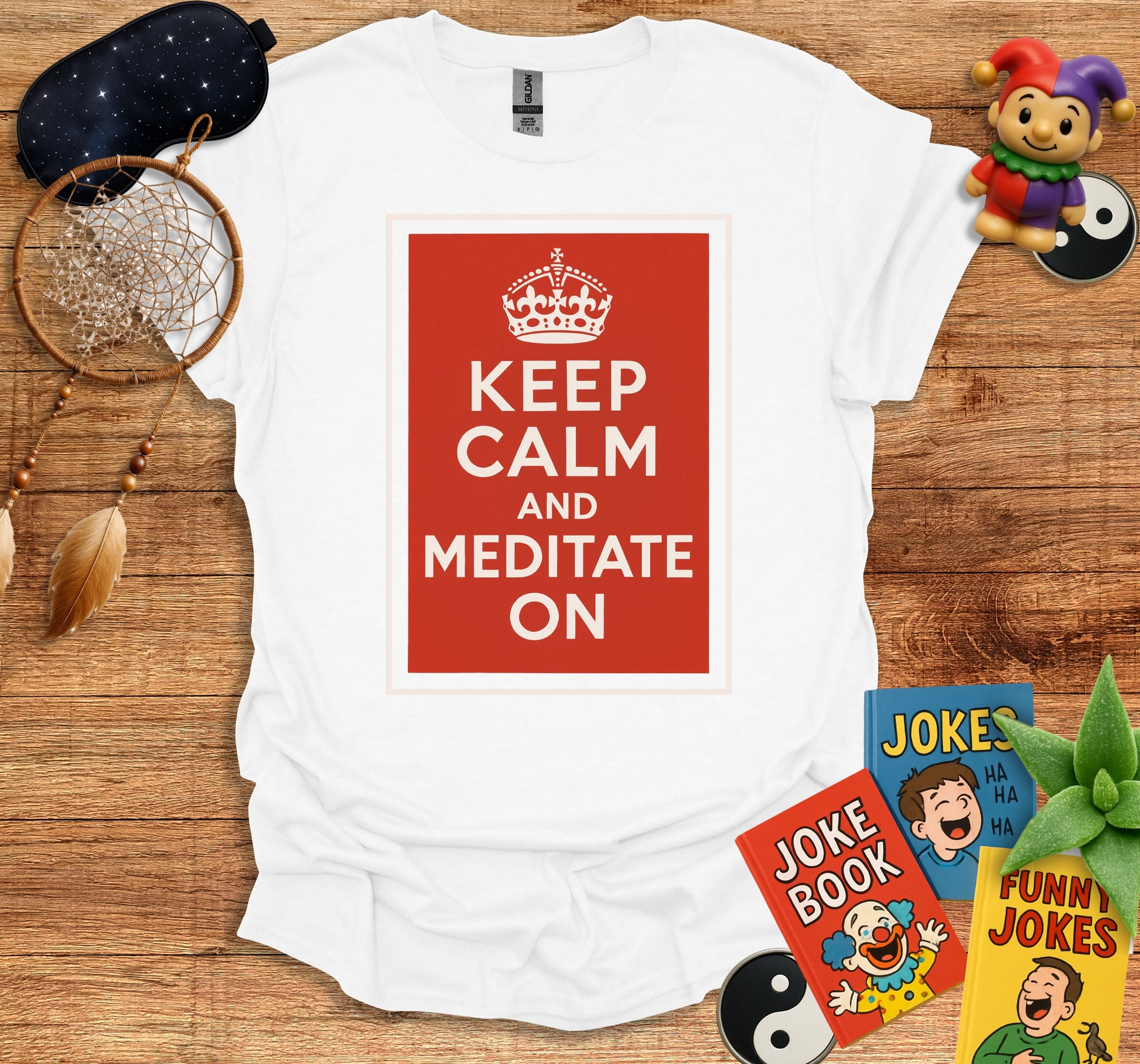Keep Calm and Meditate On T-shirt product