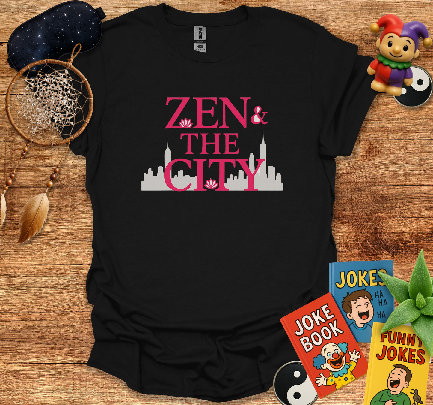 Zen and The City Black Graphic T-shirt product