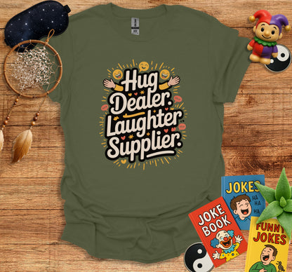 Hug Dealer Laughter Supplier Graphic Novelty T-Shirt product