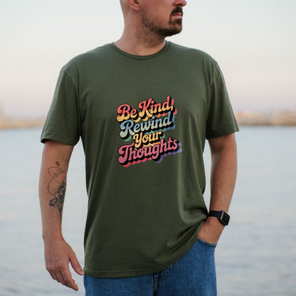 Be Kind Rewind Your Thoughts Graphic T-shirt product type