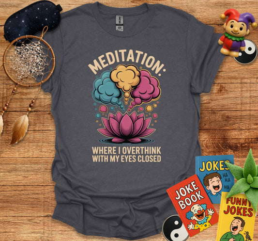 Overthinking Meditation Lotus Flower Graphic product