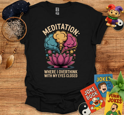 Meditation Overthinking with Eyes Closed T-shirt product type