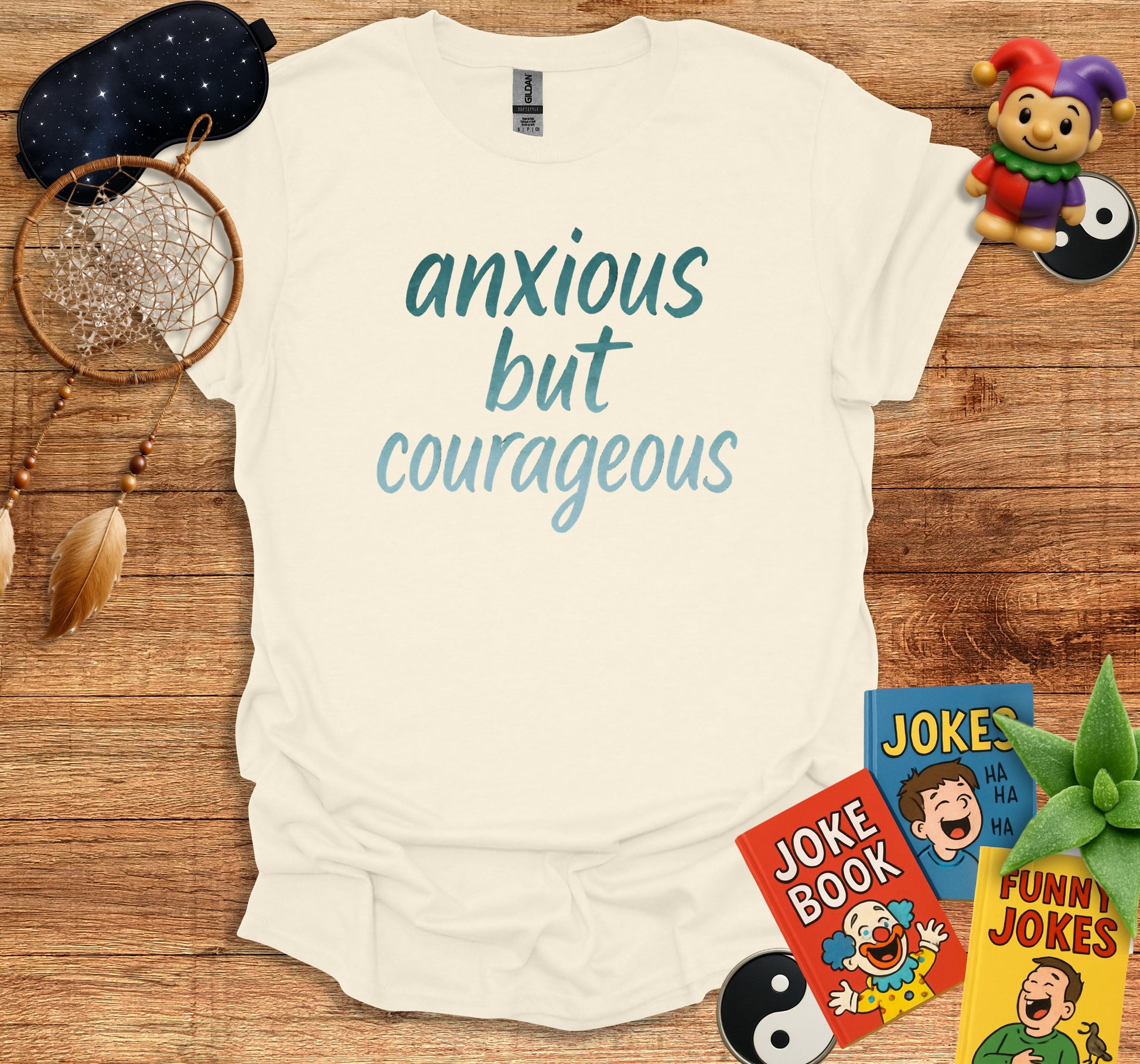 Anxious But Courageous Graphic Tee product