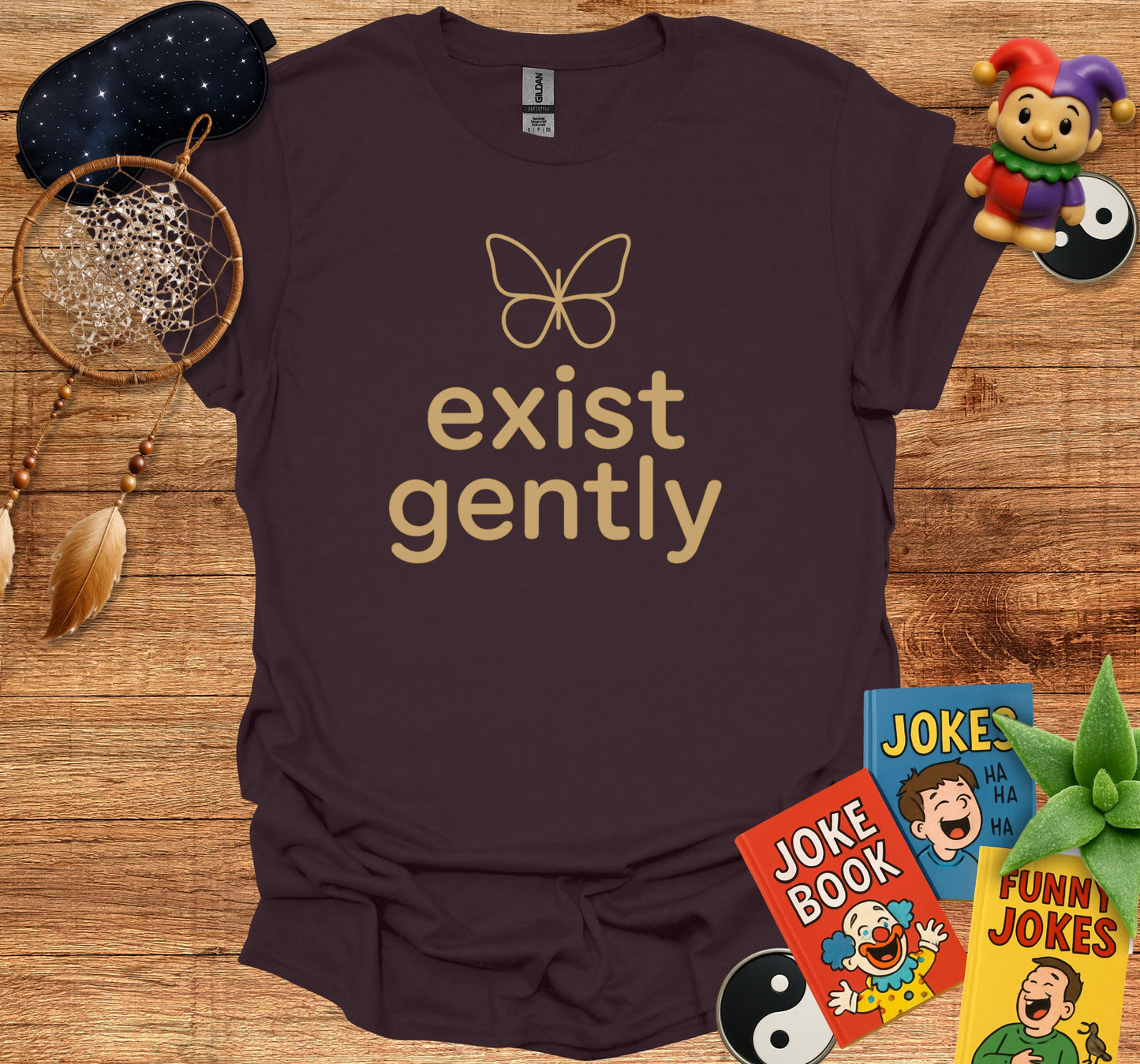 Exist Gently Butterfly Graphic T Shirt product