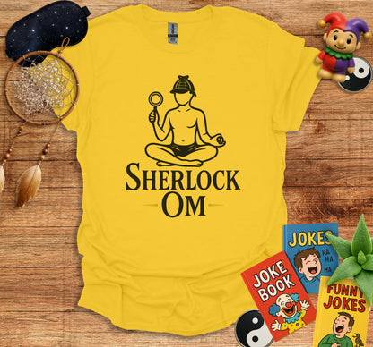 Sherlock Om Funny Joke Meditation T-shirt product