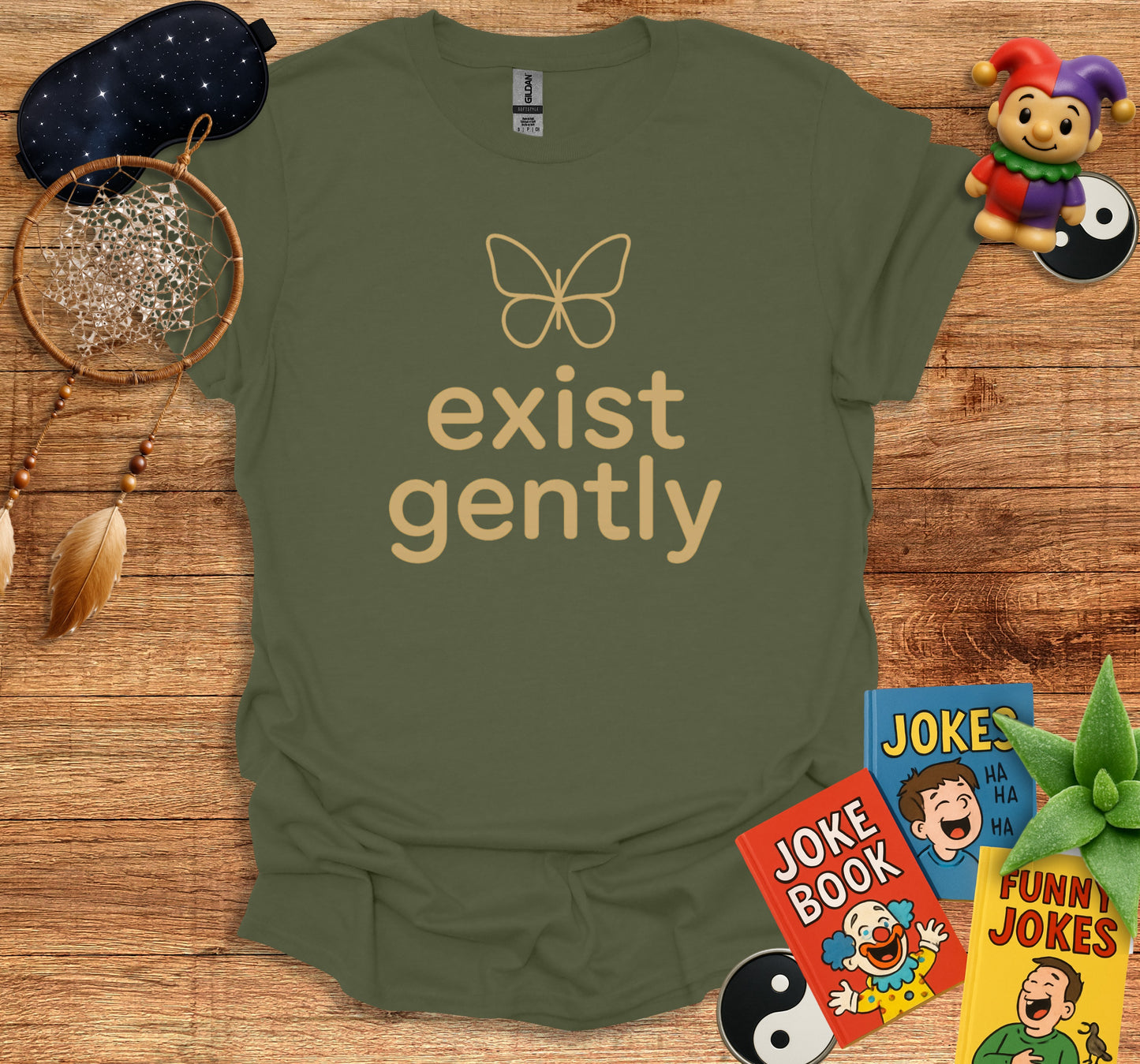 Exist Gently Butterfly Graphic Tee Shirt product type