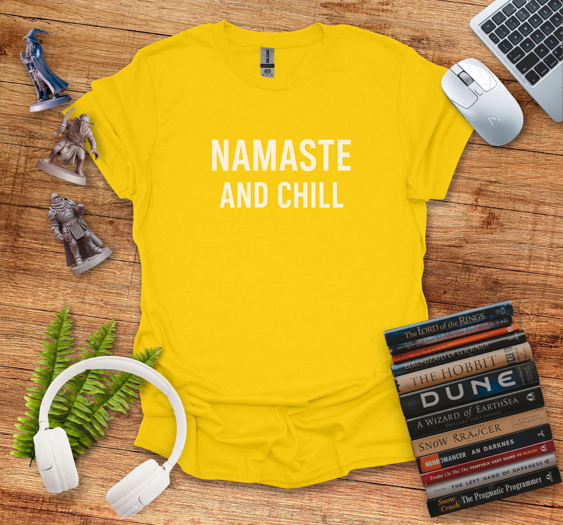 NAMASTE AND CHILL Relaxed Fit Casual Shirt product type