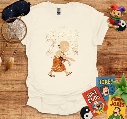 Zen Monk With Humorous Joke Books T-Shirt product