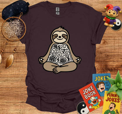 Cute Relaxing Sloth Mandala Pattern T-Shirt product